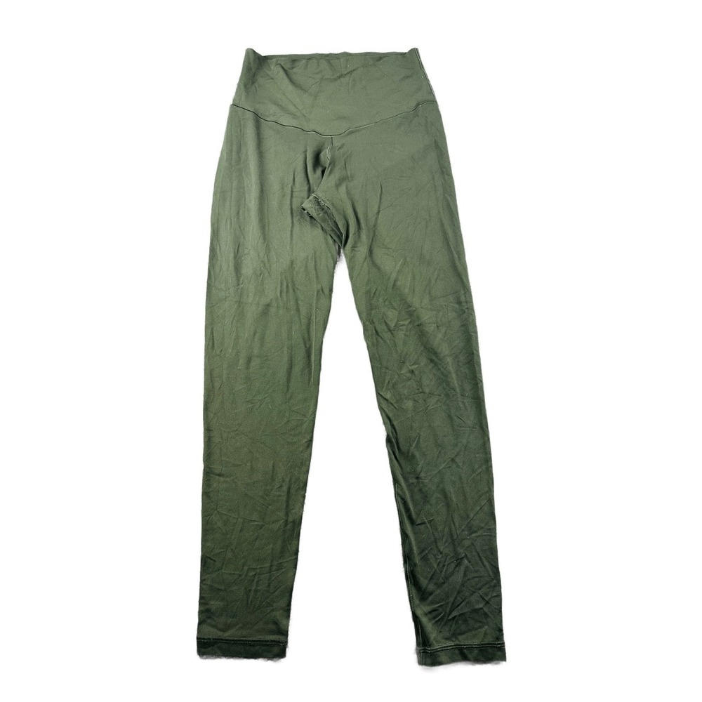 Aerie Offline Real Me 7/8 Leggings Women M Green Hi-Rise Cropped Athletic Yoga